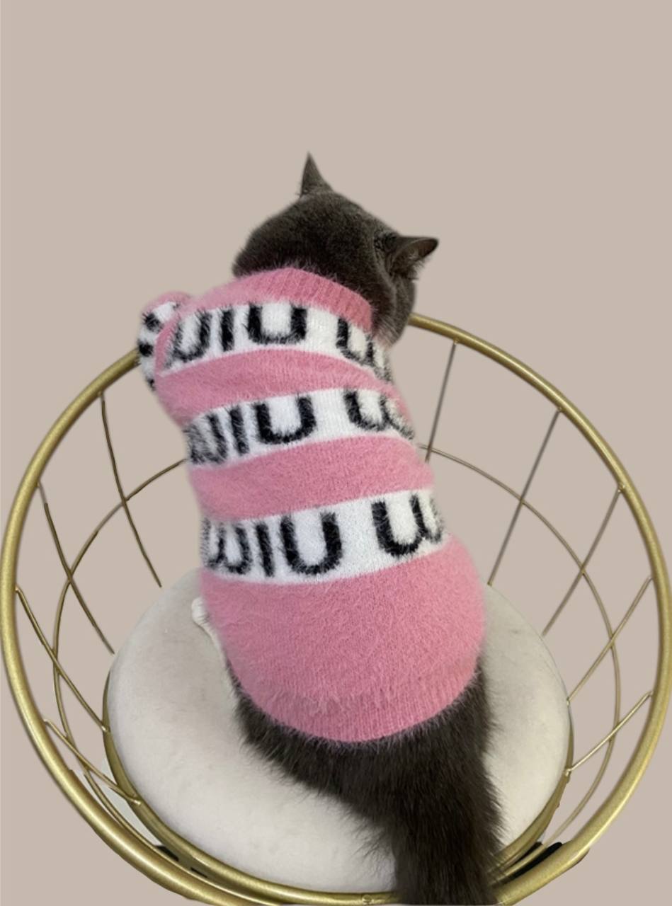 Trendy cardigan for your pet